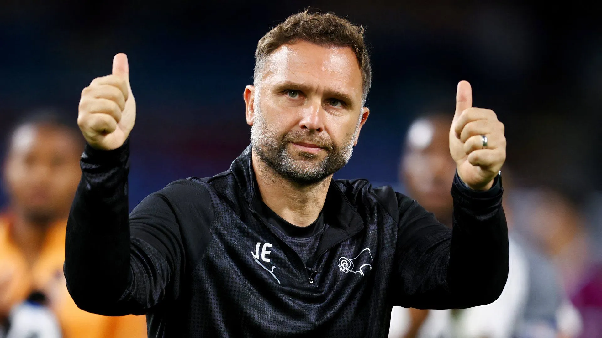 Huấn luyện viên John Eustace của Derby County, người đã tạo điều kiện cho sự hồi sinh của Morris